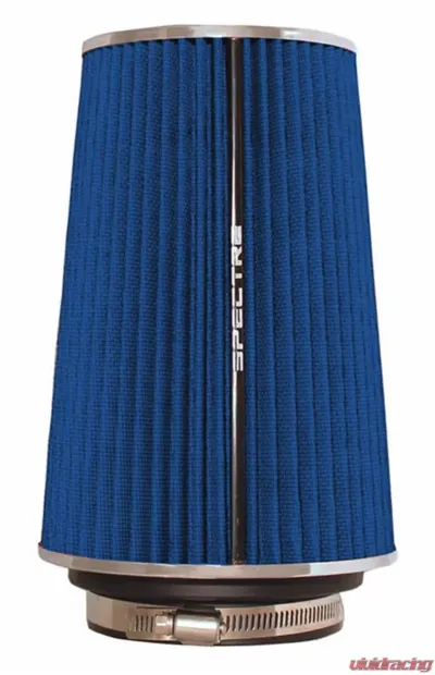 Spectre Adjustable Conical Air Filter 9-1/2in. Tall (Fits 3in. / 3-1/2in. / 4in. Tubes) - Blue - 9736