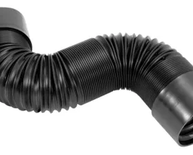 Spectre Air Duct Hose Kit 4in. OD (41in. Ducting / 2 Threaded PVC Couplers) - Black