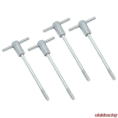 Spectre Chevy Center Bolt Valve Cover Bolt Set T-Bar - Chrome 4 Pack - 5288