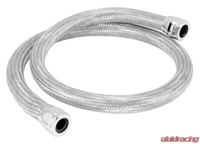 Spectre Stainless Steel Flex Heater Hose Kit 5/8in. Diameter - 4ft. Chrome - 39698