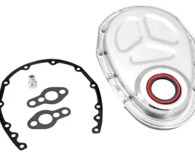 Spectre SB Chevrolet Timing Cover (Incl. Pre-Installed Seal/Gaskets/Bolts) - Chrome