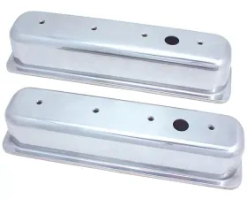 Spectre SB Chevy Center Bolt Tall Valve Cover Set - Polished Aluminum