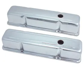 Spectre SB Chevy Tall Valve Cover Set - Chrome