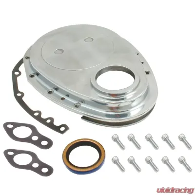 Spectre SB Chevrolet Timing Chain Cover - Polished Aluminum - 4935