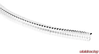 Spectre Wire Loom 1/4in. Diameter / 10ft. Length - Chrome - 29518