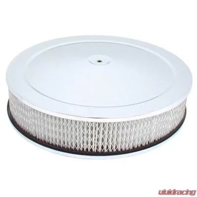 Spectre Air Cleaner 14in. x 3in. / Chrome - Paper - 4760