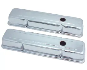 Spectre SB Chevy Short Valve Cover Set - Chrome