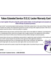 Yukon Gear Yukon Extended Service Plan Grizzly & Zip Locker.                                     - YESLOCKER - Image 3