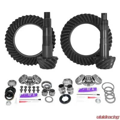 Yukon Gear & Axle Yukon Gear Ring & Pinion Gear Kit Front & Rear for Toyota Tacoma 2005-2015 4.56 Ratio - YGKT005-456-4