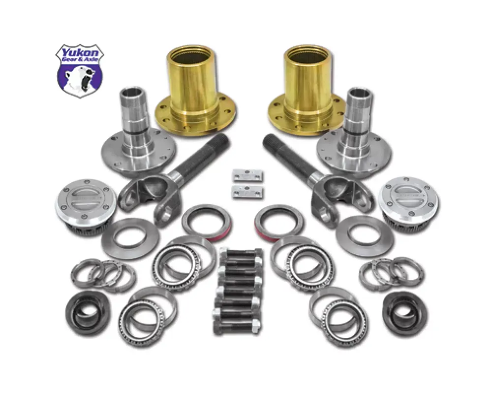Yukon Gear Spin Free Locking Hub Conversion Kit, Dana 30 & Dana 44, 30 Spline, 5x5.5" Bolt Jeep - YA WU-08