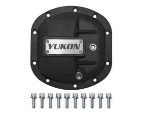 Yukon Gear & Axle Hardcore Differential Cover for Dana 30 Front, Black Steel