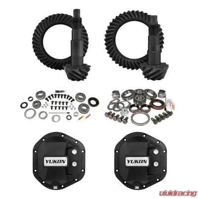 Yukon Gear & Axle Stage 2 Re-Gear Kit for Jeep Wrangler 2007-2018, Front & Rear Diffs - YGK017STG2