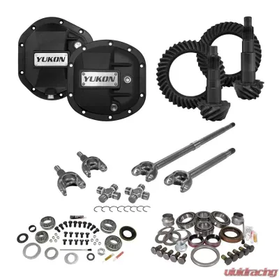 Yukon Gear & Axle Yukon Gear Stage 3 Re-Gear Kit for Jeep Wrangler 2007-2017, 24 Spl, Incl Covers & Fr Axles - YGK055STG3