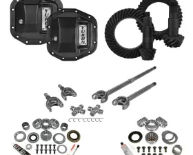 Yukon Gear & Axle Yukon Stage 3 Kits Front Rear Ring Pinion Gear Sets YGK080STG3