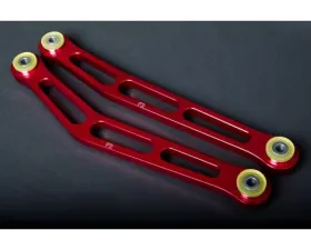 Function and Form Lower Control Arms - Red for Honda Civic 2001-2005