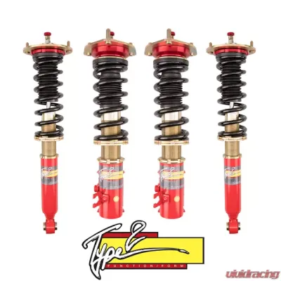Function and Form Type 2 Coilovers w/Adjustable Damping Nissan 240sx S14 95-98 - 28600295