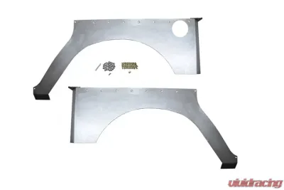 EVO Manufacturing Jeep JKU 2007-2018 Wrangler JK Rear Rockskin Builder Armor Corners 4 Door - EVO-1019-4D