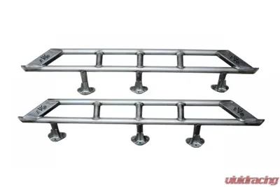 Jeep JK 4 Door RockSlider 07-18 Wrangler JK Unlimited Raw EVO Manufacturing - EVO-1048-4D