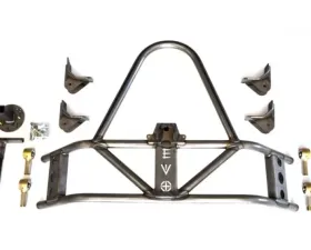 Jeep JK Rear Tire Carrier Armor Mounted 07-18 Wrangler JK Raw EVO Manufacturing