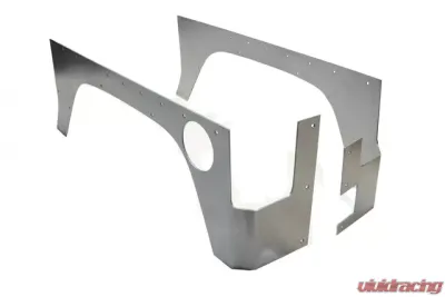 EVO Manufacturing Jeep JK Rear Rockskin Corners 2007-2018 Wrangler JK 2 Door Raw Steel OE Tail Lights - EVO-1070-2DOE