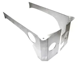 EVO Manufacturing Jeep JK Rear Rockskin Corners 4 Door 2007-2018 Wrangler JK Unlimited Aluminum