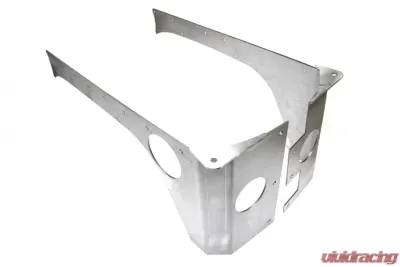 EVO Manufacturing Jeep JK Rear Rockskin Corners 4 Door 2007-2018 Wrangler JK Unlimited Aluminum - EVO-1070-4DAL