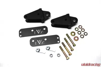 EVO Manufacturing Jeep JK Rear Bolt On D-Ring Mounts 2007-2018 Wrangler JK - EVO-1083B