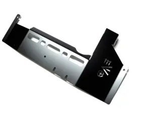 EVO Manufacturing Jeep JK Transcrossmember Exhaust Skid 2007-2011 Wrangler JK Black