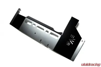 EVO Manufacturing Jeep JK Transcrossmember Exhaust Skid 2007-2011 Wrangler JK Black - EVO-1093B