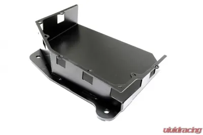 EVO Manufacturing Jeep JK 3.8L Transmission Skid Plate 2007-2011 Wrangler JK Auto Black Powdercoat - EVO-1102B