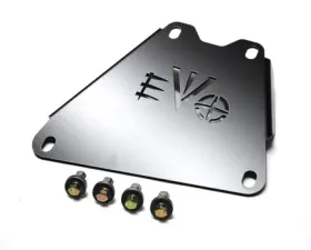 EVO Manufacturing Jeep JK 3.8L Skid Connection 2007-2011 Wrangler JK Black Powdercoat