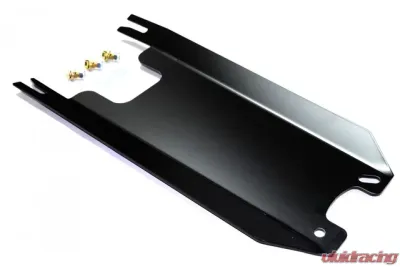 EVO Manufacturing Jeep JK Transmission Skid Plate 2007-2018 Wrangler JK Manual Black Powdercoat - EVO-1104B