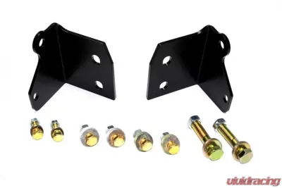 EVO Manufacturing Jeep JK Front Shock Relocation Brackets 2007-2018 Wrangler JK - EVO-1113B