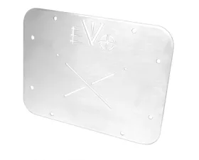 EVO Manufacturing Jeep JK Gate Plate Vent Delete 2007-2018 Wrangler JK Aluminum