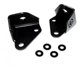 EVO Manufacturing Jeep JK A Pillar Light Mount 2007-2018 Wrangler JK Black Powdercoat Pair