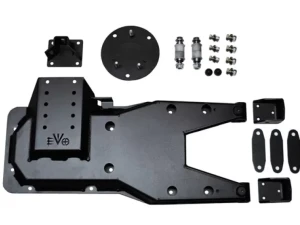 EVO Manufacturing Jeep JK Pro Series Hinged Gate Carrier 2007-2018 Wrangler JK Black - EVO-1162B - Image 4