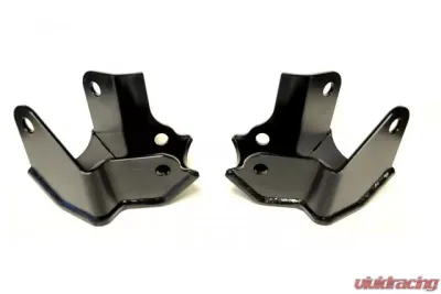 EVO Manufacturing Jeep JK Protek Bolt On Rear Shock Skid 2007-2018 Wrangler JK Black - EVO-1196B