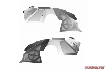 EVO Manufacturing Jeep JK Front Vented Inner Fender Kit Double ThrowDown 2007-2018 Wrangler JK - EVO-1199
