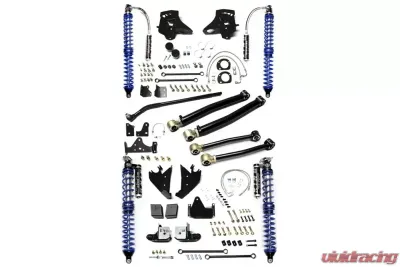 Jeep JL Coil Over Upgrade Kit 18-Pres Wrangler JL Enforcer Pro Stage 2 Black EVO Mfg - EVO-201-2B