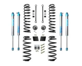 EVO Manufacturing Jeep Wrangler JL 2.5 Inch Enforcer Lift Stage 1 with EVO SPEC King 2.0 Shocks
