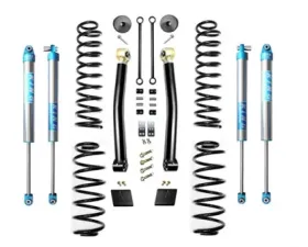 EVO Manufacturing Jeep Wrangler JL 2.5 Inch Enforcer Lift Stage 2 with EVO SPEC King 2.0 Shocks