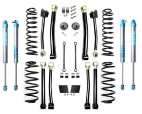 EVO Manufacturing Jeep Wrangler JL 2.5 Inch Enforcer Lift Stage 4 with EVO SPEC King 2.0 Shocks