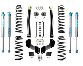 EVO Manufacturing Jeep Wrangler JL 2.5 Inch Enforcer Overland Lift Stage 2 with EVO SPEC King 2.0 Shocks