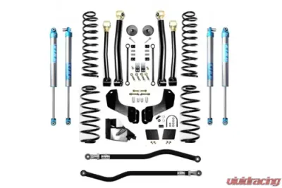 EVO Manufacturing Jeep Wrangler JL 3.5"Inch Enforcer Overland Lift Stage 3 Plus w/ EVO SPEC King 2.0 Shocks - EVO-3014S3PK2