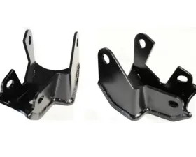 EVO Manufacturing Jeep JL Protek 2018-Present Jeep JL Rear Shock Skids 2018-Present Wrangler JL Black