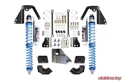 Jeep JL NV2514 Rear Bolt-on Coilover Kit 18-Pres Wrangler JL 2/4 Door w/ Comp Adjuster Black EVO Manufacturing - EVO-3029BA