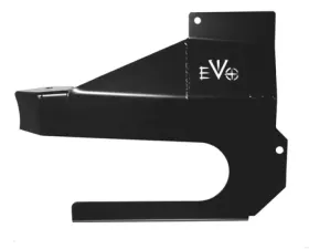 EVO Manufacturing Jeep JL 3.6L Protek Exhaust Loop Skid 2018-Present Wrangler JL Black
