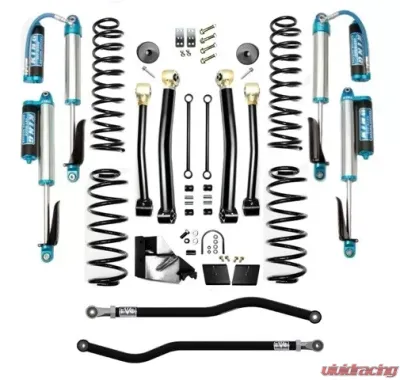 Jeep JL 4.5"Inch Lift Kit 18-Pres Wrangler JL Enforcer Lift Stage 3 Plus with EVO SPEC King 2.5 Shocks EVO Mfg - EVO-3054S3PK