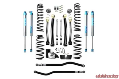 EVO Manufacturing Jeep Wrangler JL 4.5"Inch Enforcer Lift Stage 3 Plus w/ EVO SPEC King 2.0 Shocks - EVO-3054S3PK2