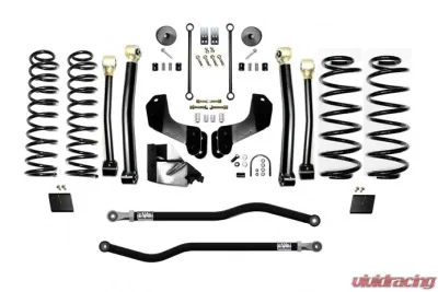 Jeep JL 4.5"Inch Lift Kit 18-Pres Wrangler JL Enforcer Overland Lift Stage 3 Plus EVO Mfg - EVO-3055S3P